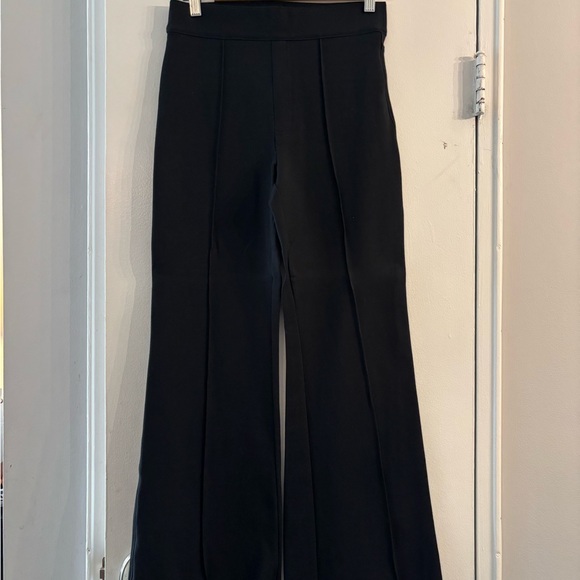 Spanx Shaping High Waist Trousers Perfect Pant Flare Black Dress Pants Sm $148 - Picture 2 of 5